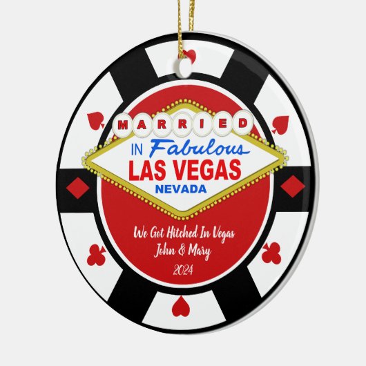 We hebben Hitched in Vegas Ornament (Links)