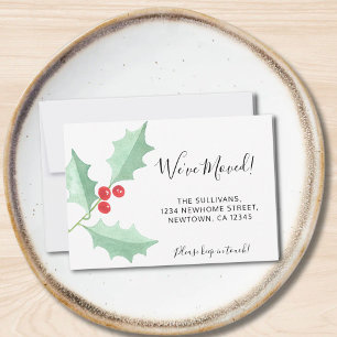 We hebben Holly Moving Aankondiging Mini Kaart ver