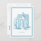 We hebben Huis Briefkaart Blauw verplaatst (Voorkant / Achterkant)