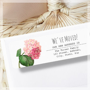We hebben Hydrangea Return Address verplaatst Etiket