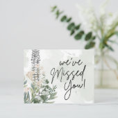 We hebben je gemist, Chiropractie Recall Briefkaar Briefkaart (Staand voorkant)