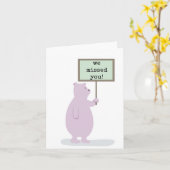 We hebben je gemist, welkom terug Kaart (Gele Bloem)