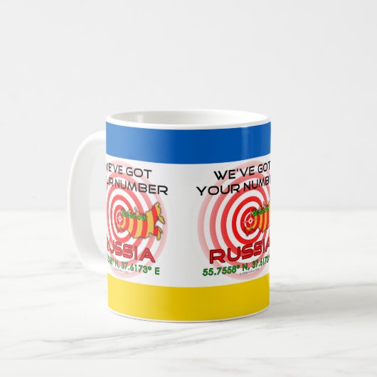 We hebben je Russische Mok. Koffiemok (Voorkant links)