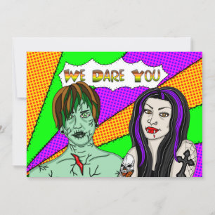 We hebben jou Uitnodiging van de Halloween-parti