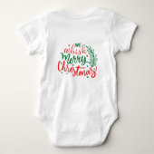 We hebben kerst met kerst romper (Achterkant)