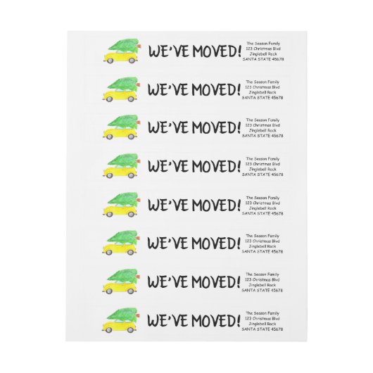 We hebben kerstauto verplaatst (Vel)