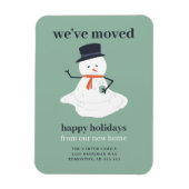 We hebben Kerstman Sneeuwman Vakantie Grappig Scha Magneet (Verticaal)