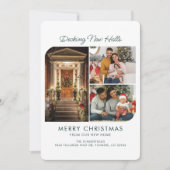 We hebben kerstvakantiescript verplaatst feestdagenkaart (Voorkant)