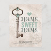 We hebben Key Damask Adreswijziging verplaatst Aankondigingskaart (Voorkant)