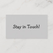 We hebben kleine huis lichtgrijze aankondiging ver (Achterkant)