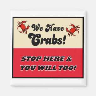 We hebben krabben magneet