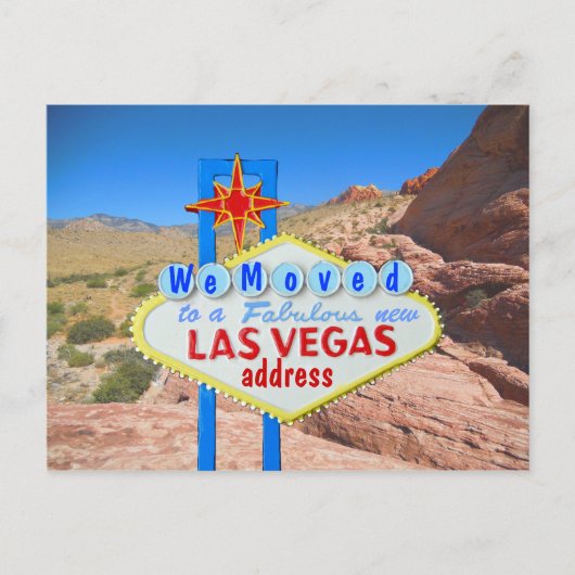 We hebben Las Vegas Red Rock Canyon Uitzicht verpl Aankondigingskaart (Voorkant)