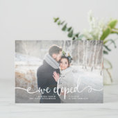 We hebben | Modern Rustic-foto Aankondiging (Staand voorkant)