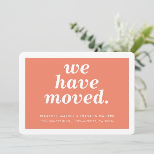 WE HEBBEN moderne, minimale, nieuwe adrespagina's  Aankondiging (Staand voorkant)