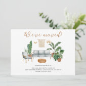 We hebben New Home Living Housewarming Moving verp Aankondiging (Staand voorkant)