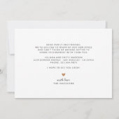 We hebben New Home Living Housewarming Moving verp Aankondiging (Achterkant)