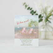 We hebben Ocean Beach Budget Move verplaatst Aankondiging (Staand voorkant)