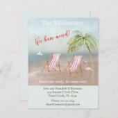 We hebben Ocean Beach Budget Move verplaatst Aankondiging (Voorkant / Achterkant)