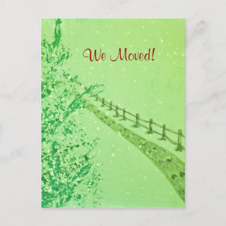 We hebben ons verplaatst aankondigingskaart