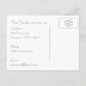 We hebben ons verplaatst aankondigingskaart (Achterkant)