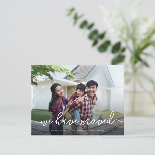 We hebben ons verplaatst | Eenvoudige aankondiging