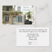 We hebben ons verplaatst - Nieuwe adresaankondigin Informatiekaartje (Voorkant / Achterkant)