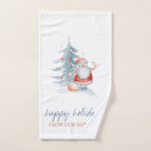 We hebben ons verplaatst, Santa Claus Pine Boom Bad Handdoek (Handdoek)