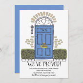 We hebben ons verplaatst - Whimsical door - New Ad Kaart (Voorkant / Achterkant)