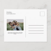 We hebben | Ontwikkeling van groene en witte bloem Aankondigingskaart (Achterkant)