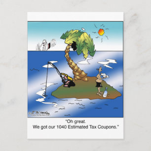 We hebben onze geschatte belastingcoupons van 1040 briefkaart