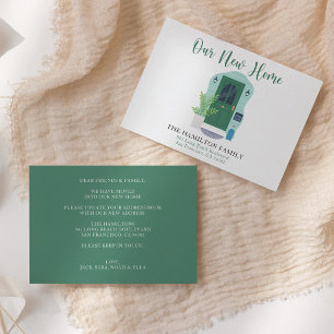 We hebben onze nieuwe mededeling 'Thuisbeweging' v Bedankkaart