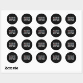 We Hebben Over Alles Gelogen Oekraïense Steun Oekr Ronde Sticker (Vel)