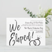We hebben | Post Nuptial Party Kaart (Staand voorkant)