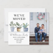 We hebben Potted Planten Dusty Blue Announcement v (Voorkant)