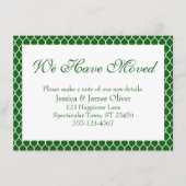 We hebben Preppy White Ogee Pattern verplaatst naa Informatiekaartje (Voorkant)