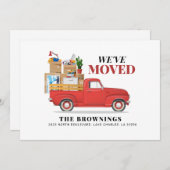 We hebben Red Truck Moving Aankondiging (Voorkant / Achterkant)