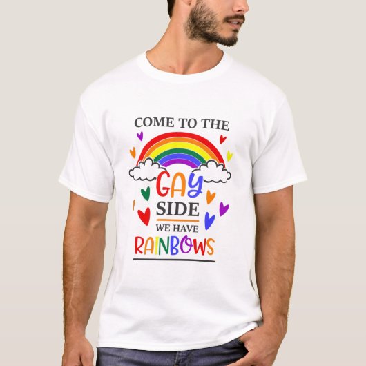 We hebben regenbogen. t-shirt (Voorkant)
