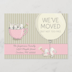 We hebben roze en beige Bunnies met bloemen verpla Aankondiging