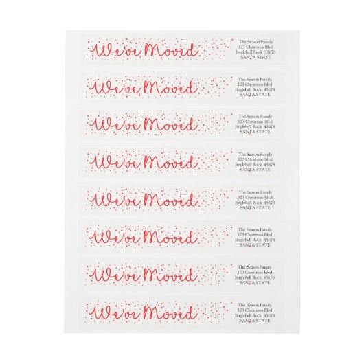 We hebben Snowflake wraparound-label verplaatst (Vel)