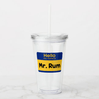 We hebben Soca "Mr Rum" Fete Cup - V1 Acryl Drinkbeker