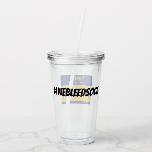 We hebben Soca "Mr Rum" Fete Cup - V1 Acryl Drinkbeker (Achterkant)