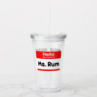 We hebben Soca "Ms Rum" Fete Cup - V2 Acryl Drinkbeker