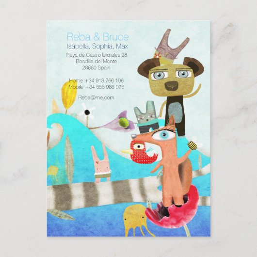 We hebben Spanje Briefkaarten verplaatst (Voorkant)