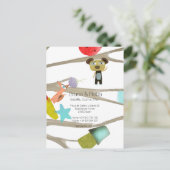 We hebben Spanje verplaatst Aankondigingskaart (Staand voorkant)