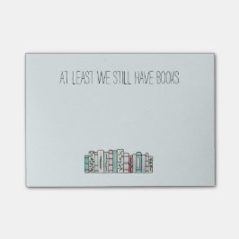 We hebben tenminste nog boeken post-it® notes