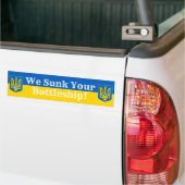 We hebben uw slagschip Oekraïense drietand tot zin Bumpersticker (Op Truck)