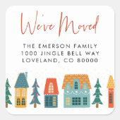 We hebben vakantie Sticker verplaatst (Voorkant)