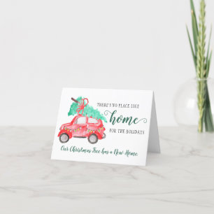 We hebben verhuisd New Home Feestdagen Beweging Aa Aankondiging