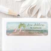 We hebben verhuisd strand nieuw adres verhuisd ret etiket (Insitu)