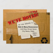 WE HEBBEN VERPLAATST - AANKONDIGINGEN - Vak (Voorkant / Achterkant)